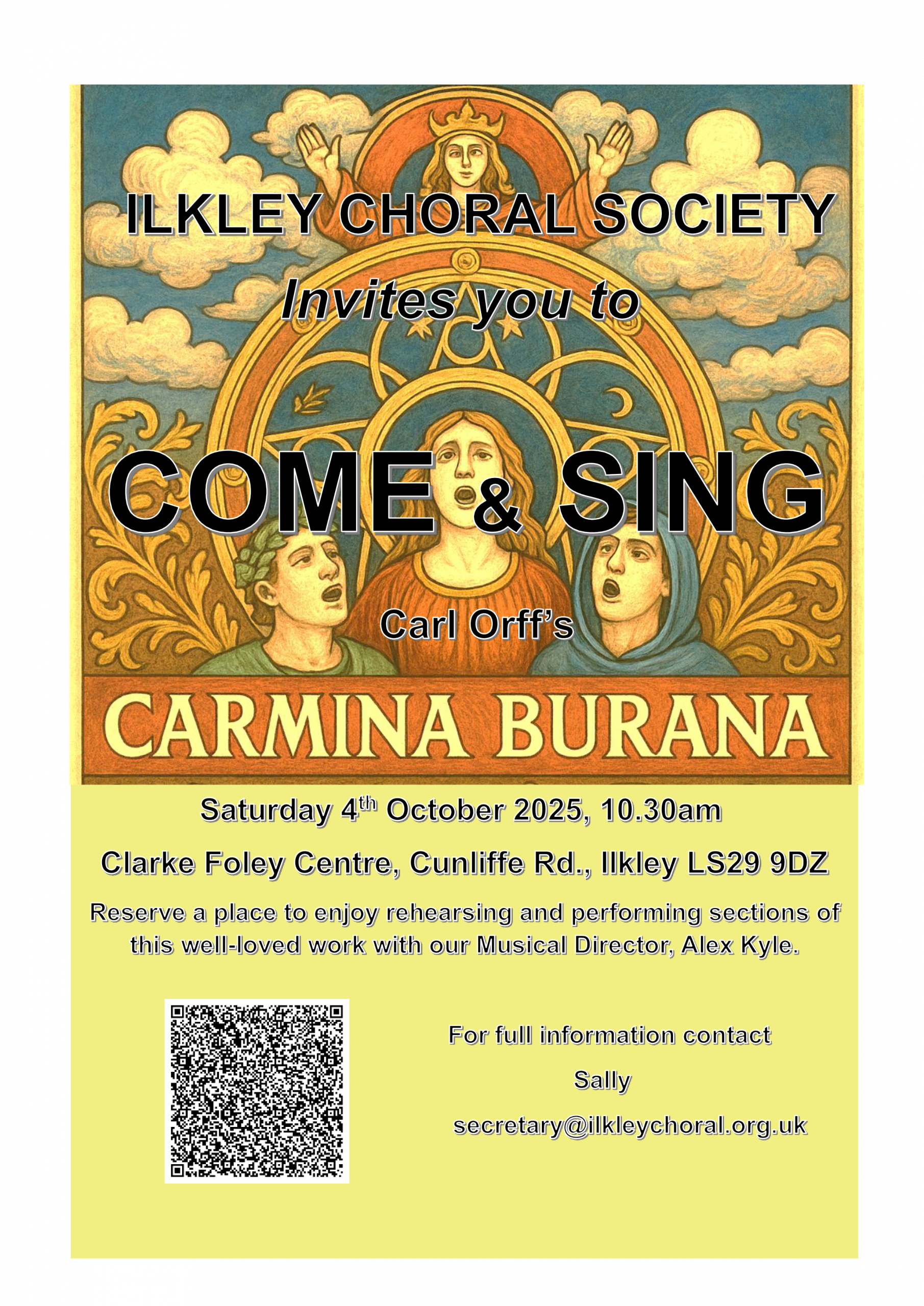 Read more about the article Come & Sing Carmina Burana – Saturday 4th October